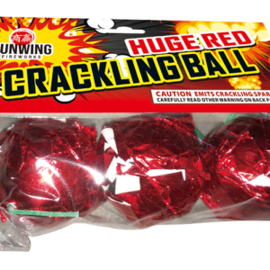 Huge Red Crackling Balls