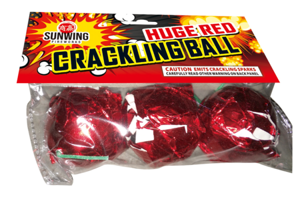 Huge Red Crackling Balls