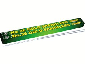 36" Gold Sparkler