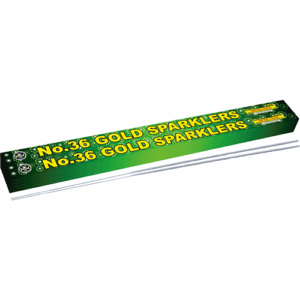 36" Gold Sparkler